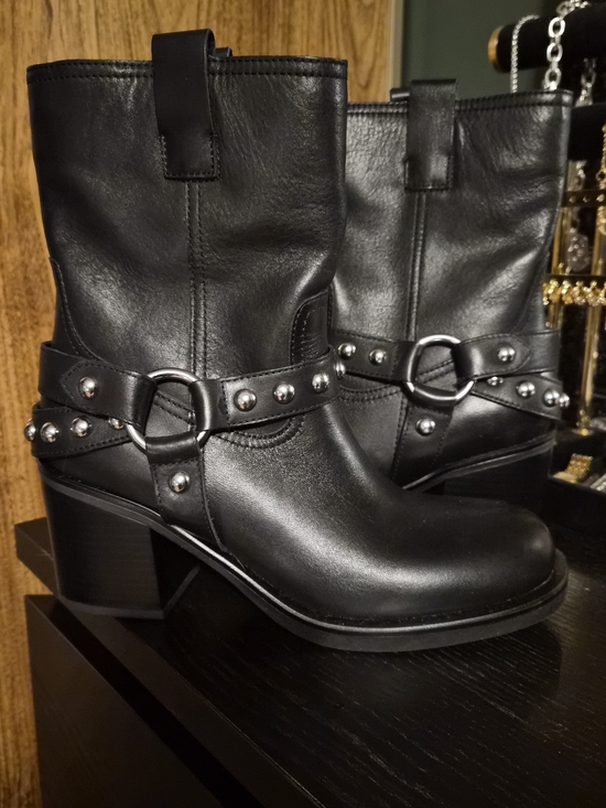 Aldo Shoes - Studded Leather Boots